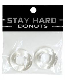 Stay Hard Donuts - 2 Pack - Clear