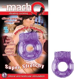 The Macho Vibrating (Color: Purple, size: Cock Ring)
